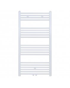 600x1200 – 762 Watt | Handdoekradiator Mat Wit Zij- & Middenaansluiting