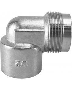 Riko komfooraansluitstuk Gastec 1/2" haaks