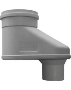 Ubbink Adapter 80/80 - 80/125 mm Broekstuk/Spruitstuk