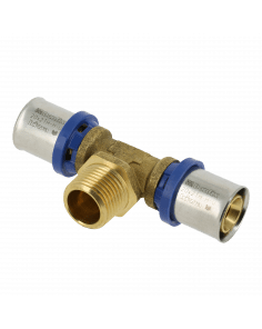 Bonfix Alu-pers x Buitendraad x Alu-pers T-koppeling | 20 x 1/2 x 20