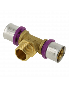Bonfix Alu-pers x Buitendraad x Alu-pers T-koppeling | 26 x 3/4 x 26