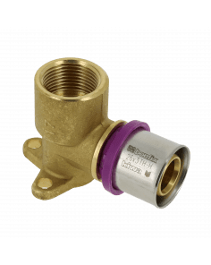 Bonfix Binnendraad x Alu-pers Muurplaat | 3/4 x 26 | Hoogte 47 mm