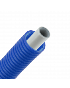 Bonfix Alu-pers meerlagenbuis met mantel | blauw | 16 x 2.0 | Rol 50 meter