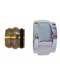 Adaptor Eurokonus naar 15 mm knel, chroom