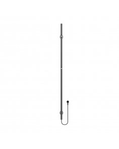 1500x63 - 60 Watt | Elektrische Staafhanddoekradiator - Gunmetal