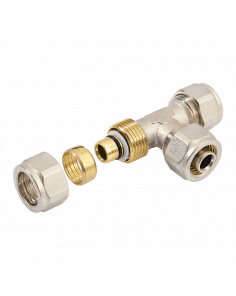Bonfix Alu-knel T-koppeling | 18 x 18 x 18