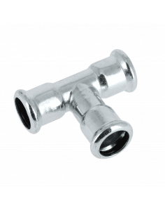 Bonfix Staalverzinkt Press T-koppeling (CV) | 28 x 28 x 28