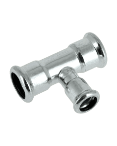Bonfix Staalverzinkt Press T-koppeling verlopend (CV) | 35 x 35 x 22