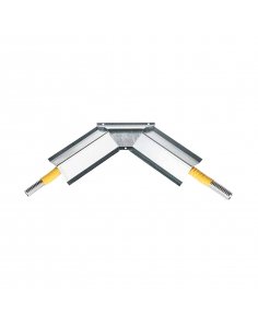 Coverfix bocht DN20 (max. Ø28 mm), 180 mm x 104,4 mm x 2 mm
