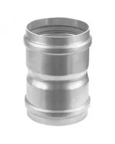 Alu-Fix Rookgas Koppelstuk Ø80 mm M/M