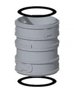 MiniFlex Koppelstuk M/M Ø60 mm Flexibel