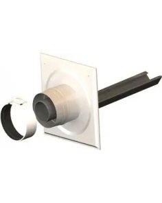 MiniFlex Schachtaansluiting + Drager Ø60/100 mm Concentrisch