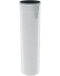 TwinSafe Concentrische Pijp Lengte 1000 mm x Ø60/100 mm Wit PP