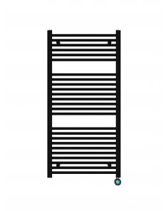 Best-Design Senden-Black Elektrische Handdoekradiator Zwart 640 W 1200x600