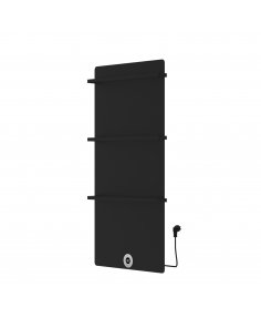 Best-Design Brenner-Black Elektrische Designradiator mat-zwart 750W 1200x600