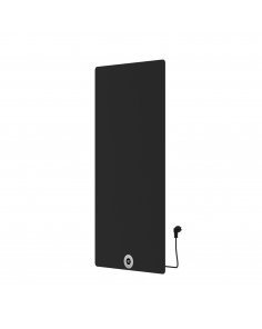 Best-Design Brenner-Black Elektrische Designradiator mat-zwart 750W 1200x600