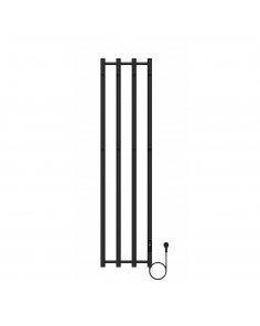 Best-Design Velten-Black Elektrische Designradiator 250W 1405 x 346 mat-zwart