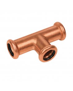 Bonfix Roodkoper Press T-koppeling verlopend (water) | 35 x 15 x 35