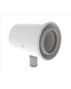 TwinSafe Condensaftap Ø80/125 mm Concentrisch Wit PP