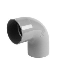 HWA bocht mof 80 mm x spie 80 mm 90 graden PVC