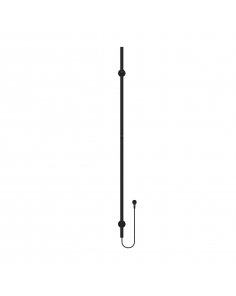 1500x63 - 60 Watt | Elektrische Staafhanddoekradiator - Mat Zwart