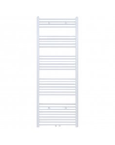 600x1800 – 1166 Watt | Handdoekradiator Mat Wit Zij- & Middenaansluiting