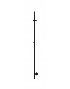 Callista elektrische staafhanddoekradiator 60 Watt 150 cm mat zwart