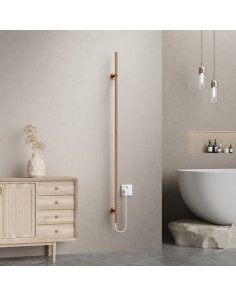 1500x63 - 60 Watt | Elektrische Staafhanddoekradiator - Koper