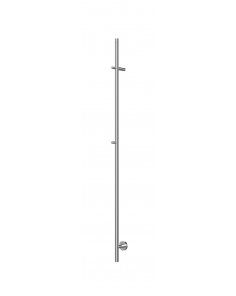 Callista elektrische staafhanddoekradiator 60 Watt 150 cm geborsteld staal