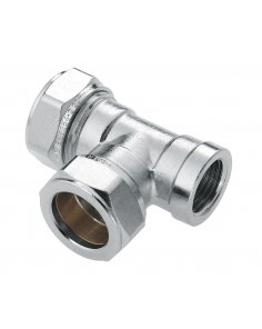Bonfix Vertind Knel x Knel x Binnendraad T-koppeling | 22 x 22 x 3/4