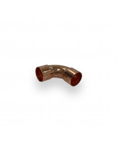 Riko bocht roodkoper 22 x 22 mm, 90 graden