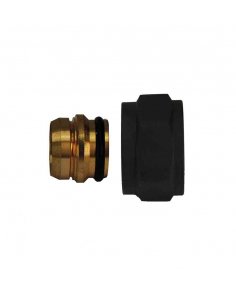 Adaptor Eurokonus naar 15 mm knel, mat zwart