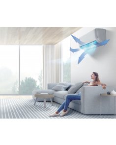 AUX Multi Split Airconditioner - Binnenunit - 9,000 BTU / 2,5 kW - Wit - R32 - Koelen en Verwarmen