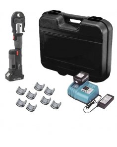 Alpha Accu-Persmachine Set PZ-1930 (Perstang, 18V Lader, 2x Accu, 4x Wisselbekken)