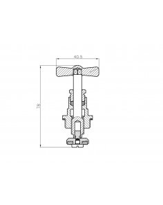 Riko bovendeel voor stopkraan 15 mm compleet