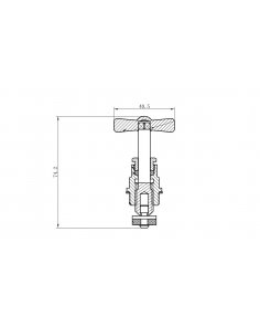 Riko bovendeel voor stopkraan 12 mm compleet