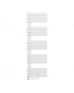 1600x500 – 755 Watt | elektrische handdoekradiator wit | links aansluiting/comb