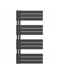 1200x600 – 681 Watt | handdoekradiator zwart | links aansluiting/comb