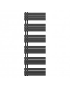 1800x600 – 1021 Watt | handdoekradiator zwart | links aansluiting/comb