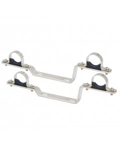 Dubbele ophangbeugels voor verdeler met bolkraan 1" 2sts/set