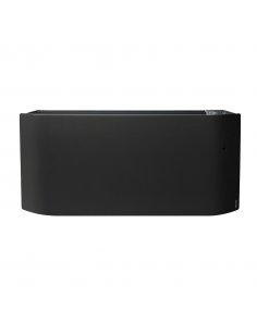 1190x565 - 2000W | Zwarte Wandradiator + Programma