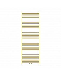 1600x600 557 watt | handdoekradiator geborsteld goud midden aansluiting