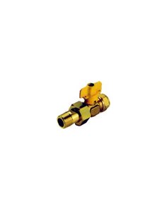 Riko gaskogelkraan 15 mm knel x 1/2&quot; buitendraad