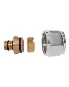 Luxe adaptor 16 x 2,0 mm Eurokonus, chroom