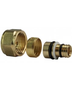 Adaptor 16 x 2,0 mm voor knel 15 mm
