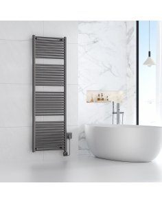 Elara elektrische radiator Smart WiFi 181,7 x 60 cm gunmetal