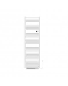 1840x540 - 2000 Watt | Elektrische Handdoekradiator Met Blower Programmeerbaar - Wit