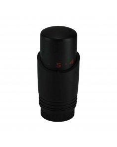 Luxe thermostaatknop M30, mat zwart