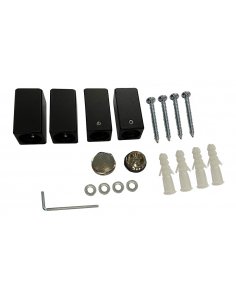 Tower bevestigingset mat-zwart tbv sierradiator Tower