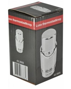 Luxe thermostaatknop M30, chroom